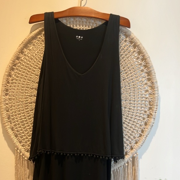Three Dots ~ Black ~ Sleeveless Swing Dress ~ Small - Picture 5 of 15